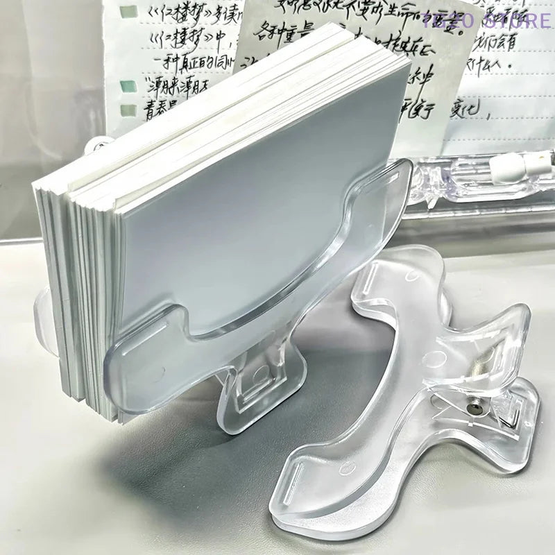 Frosted Transparent Book Page Clip – Memo & Reading Tool Book Page Clip HIP