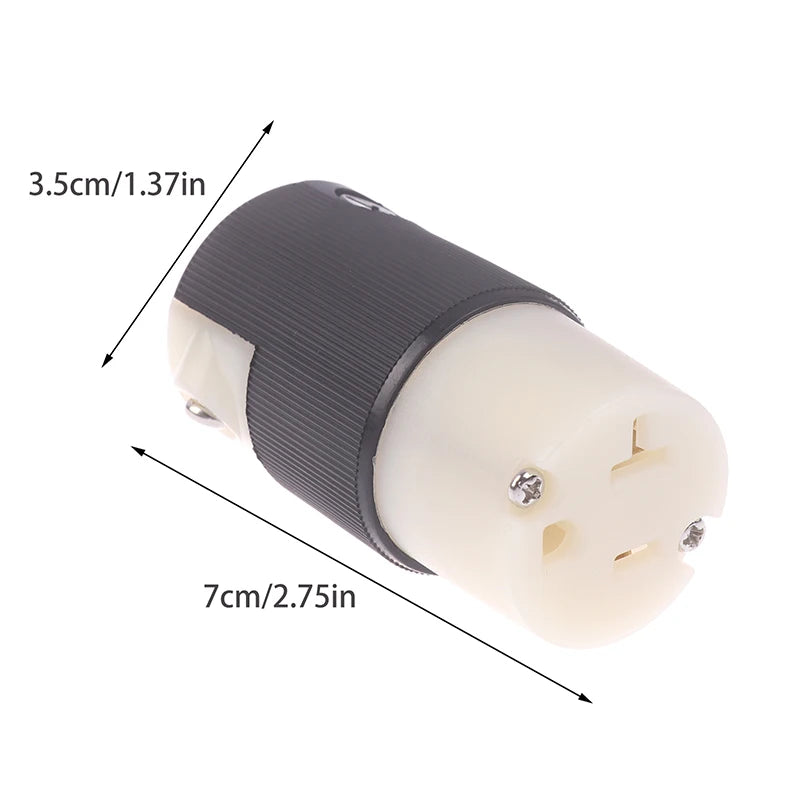 HiFi Audio NEMA 5-15 AC Power Connector – Male & Female Socket AC Power Connector HIP A1