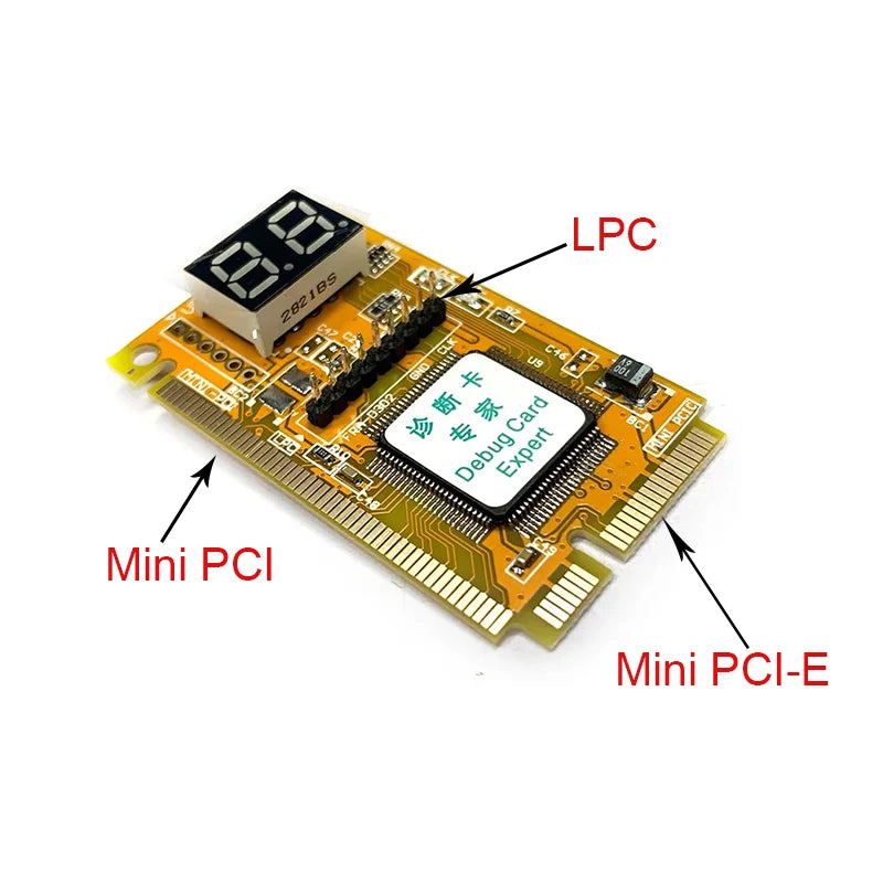 Mini PCI/PCI-E 2-Digit Laptop Motherboard Diagnostic Card Motherboard Diagnostic Card HIP