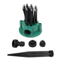 360 Degree Rotating Garden Automatic Multi Heads Sprinkler for Agricultural Irrigation Garden Supplies Sprinkler Sprayer Nozzle HIP As picture