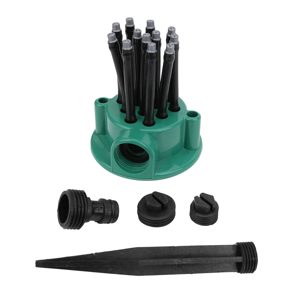 360 Degree Rotating Garden Automatic Multi Heads Sprinkler for Agricultural Irrigation Garden Supplies Sprinkler Sprayer Nozzle HIP As picture