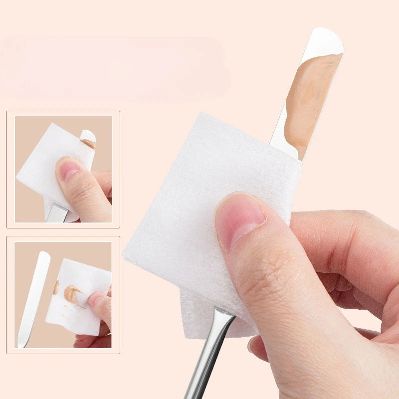 1Pcs Stainless Steel Dual Heads Makeup Toner Spatula Mixing Stick Foundation Cream Mixing Tool Cosmetic Make Up Accessories HIP