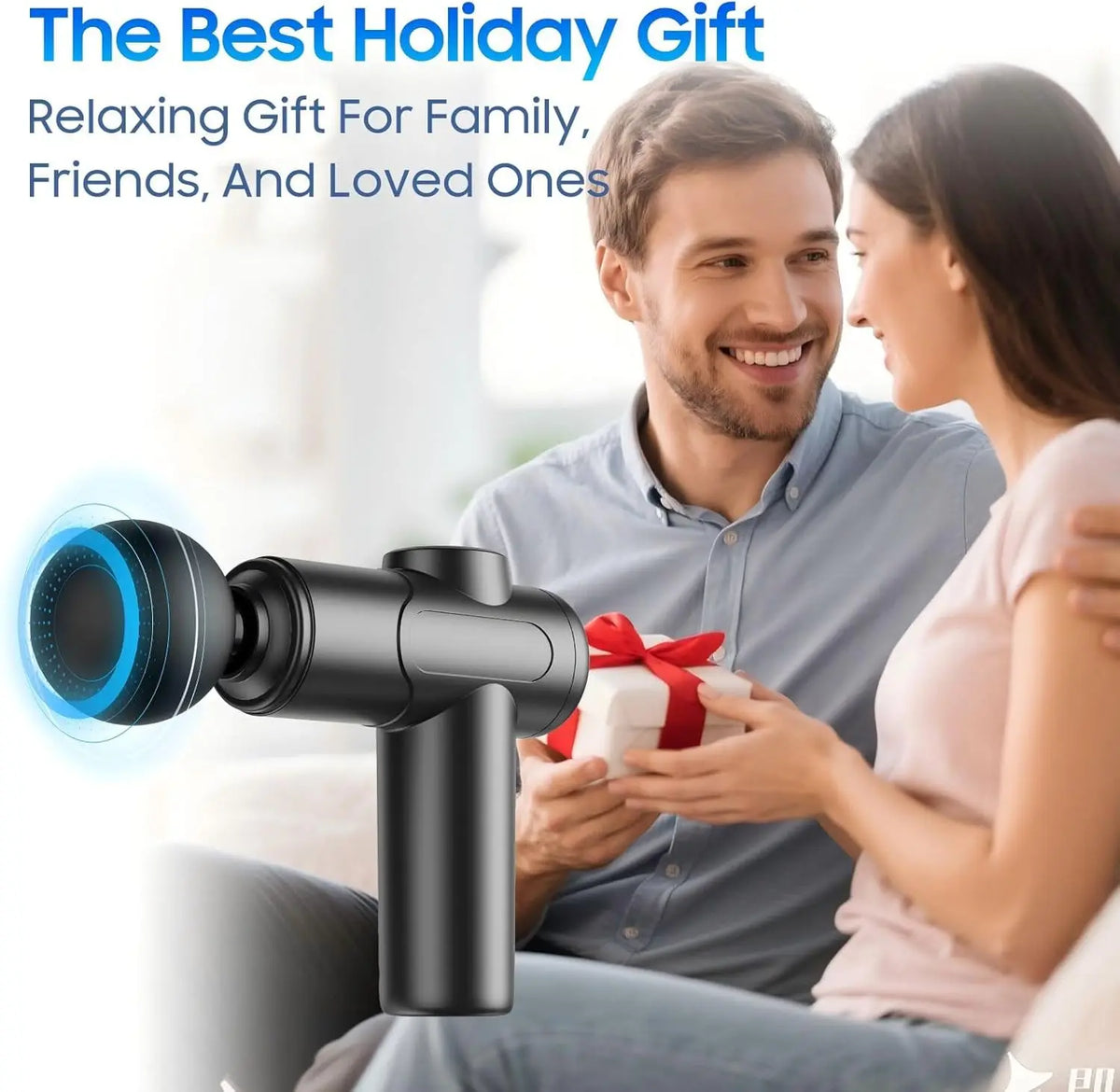 JUEYONG Percussion Massage Gun – 6 Speeds & 4 Heads Percussion Massage Gun HIP