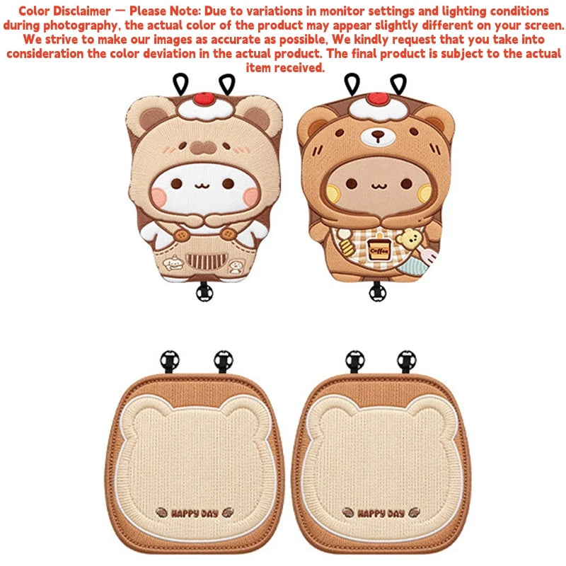 Panda Bubu & Dudu Car Seat Cushion – Cartoon Style Car Seat Cushion HIP A