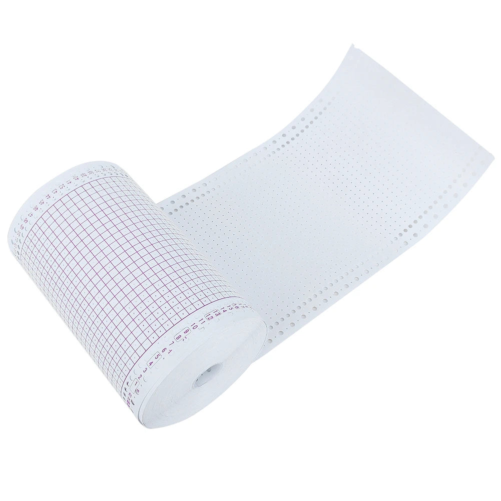 100pcs/roll Red Punch Card 24 Stitches Knitting Machine Parts Accessories Punch Card Knitting Machine Parts HIP