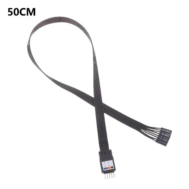9-Pin Motherboard Front Panel Extension Cable 20/30/50cm Motherboard Extension Cable HIP 50cm