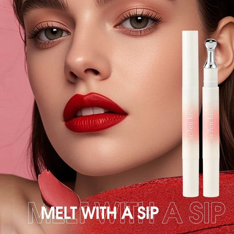 Se7en Kiss Velvet Matte Lip Glaze – Waterproof & Moisturizing Matte Lip Glaze HIP