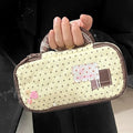 Large Capacity Polka Dot Pencil Case – Holds 60 Pens Pencil Case Pouch HIP Yellow
