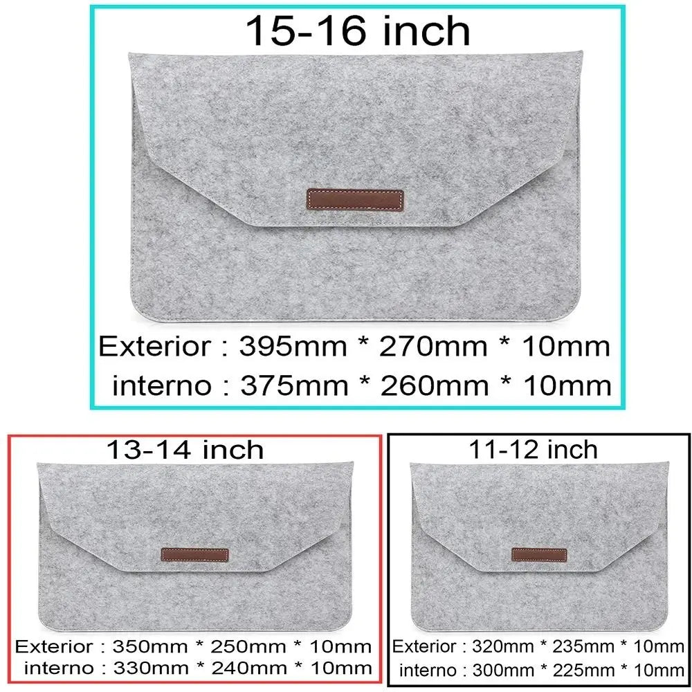Laptop Sleeve Bag 11 13 15 Inch – Felt Notebook Cover | HIP Laptop Sleeve Bag HIP