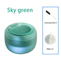 Smart Ultra Quiet Waterfall ﻿ 2.5L Cat Water Dispenser with Smart Pump Pet Water Fountain for Cats and Dogs Built-in LED Light HIP Sky Green-filter 2.5L