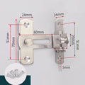 Stainless Steel Right Angle Toggle Latch – Barn Door Lock Door Latch Lock HIP A14