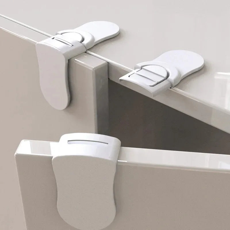 Baby Safety Drawer & Cabinet Lock – Anti-Pinch Buckle Baby Cabinet Lock HIP