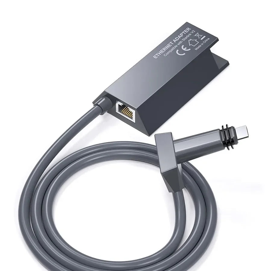 Starlink Gen2 Ethernet Adapter – V2 Satellite Dish Wired Kit Ethernet Adapter HIP
