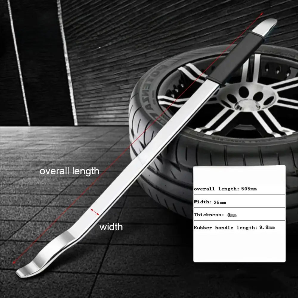 Metal Tire Lever Pry Bar – Labor-Saving Rubber Handle Tool Tire Lever Tool HIP
