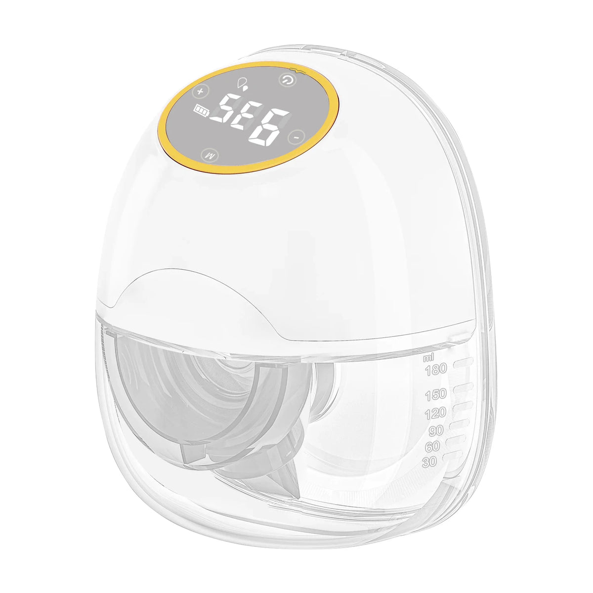 Wearable Electric Breast Pump – Hands-Free, Silent & Smart Wearable Breast Pump HIP 1pcs White