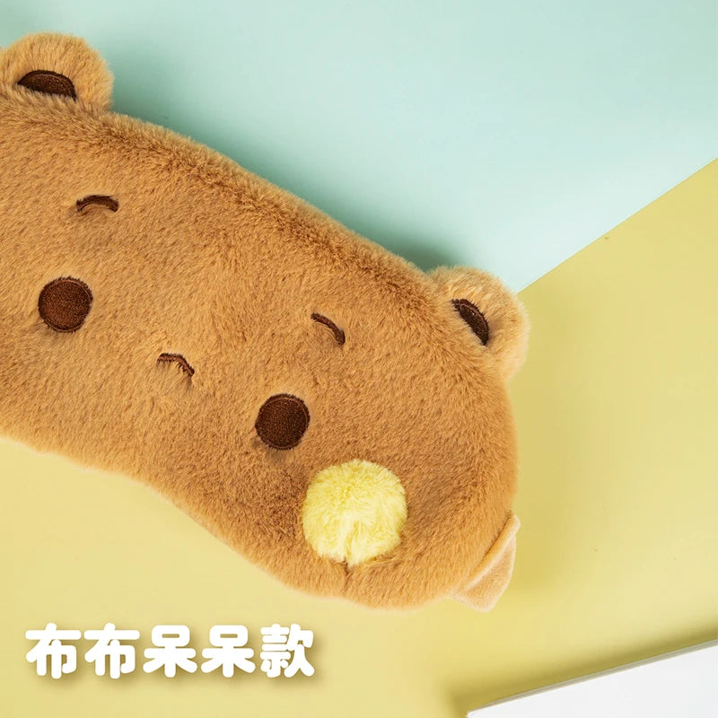 Bubu & Yier Panda Plush Eye Mask – Cute Couple Sleep Gift Plush Sleep Mask HIP D
