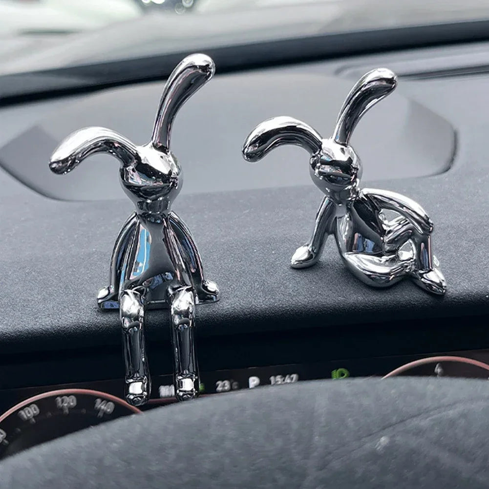 Cute Rabbit Animal Figurine Home Decoration Accessories Living Room Decoration Home Decor Desk Decoration Nordic Modern Style HIP