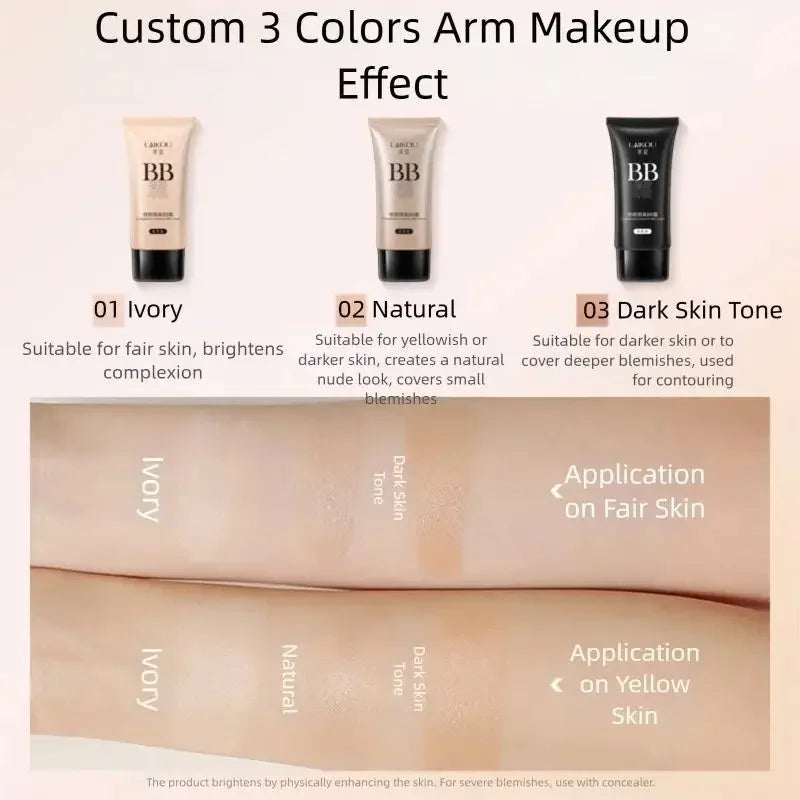LAIKOU Waterproof Oil Control BB Cream Foundation & Concealer BB Cream Foundation HIP