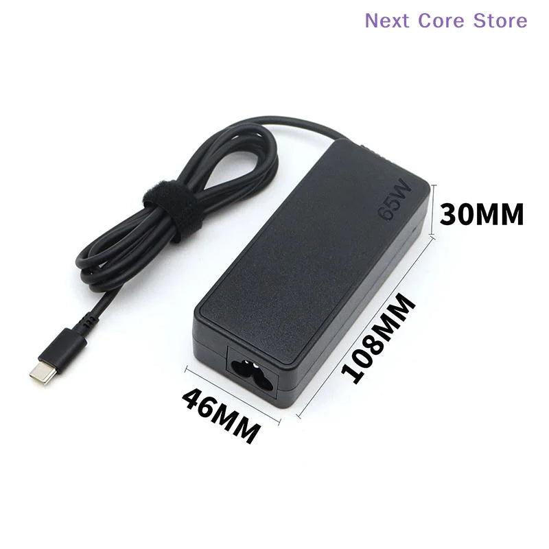 65W USB-C Laptop Charger – 20V 3.25A Type-C Power Adapter Laptop Power Adapter HIP