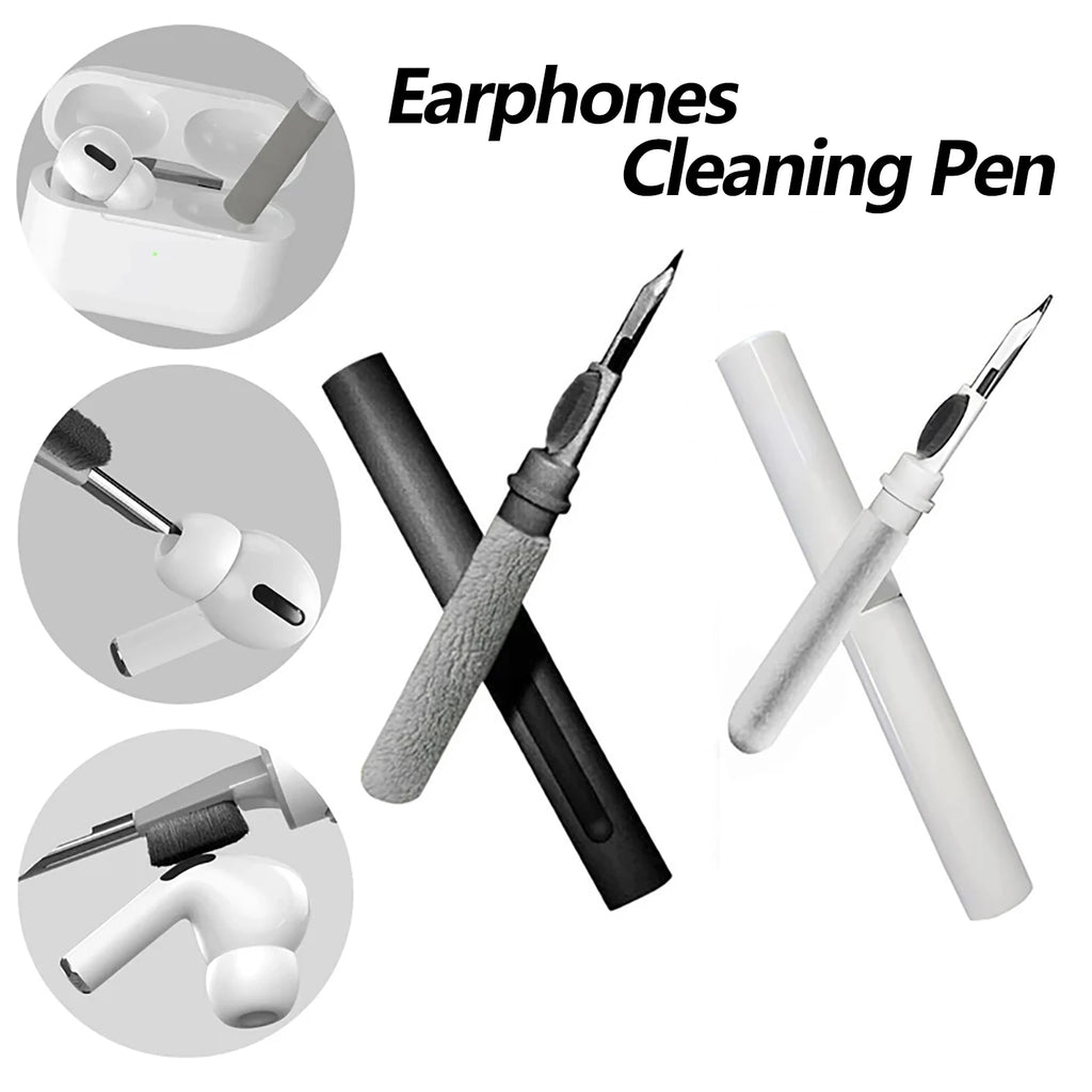 3-in-1 Cleaning Pen for Phone, Earphones & Tablet Device Cleaning Pen HIP