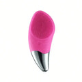 Silicone Electric Face Cleansing Brush – Ultrasonic Vibration Facial Cleansing Brush HIP pink