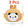 Panda Bubu & Dudu Plush Backpack – Cartoon Schoolbag Gift Plush Character Backpack HIP 3 Pcs
