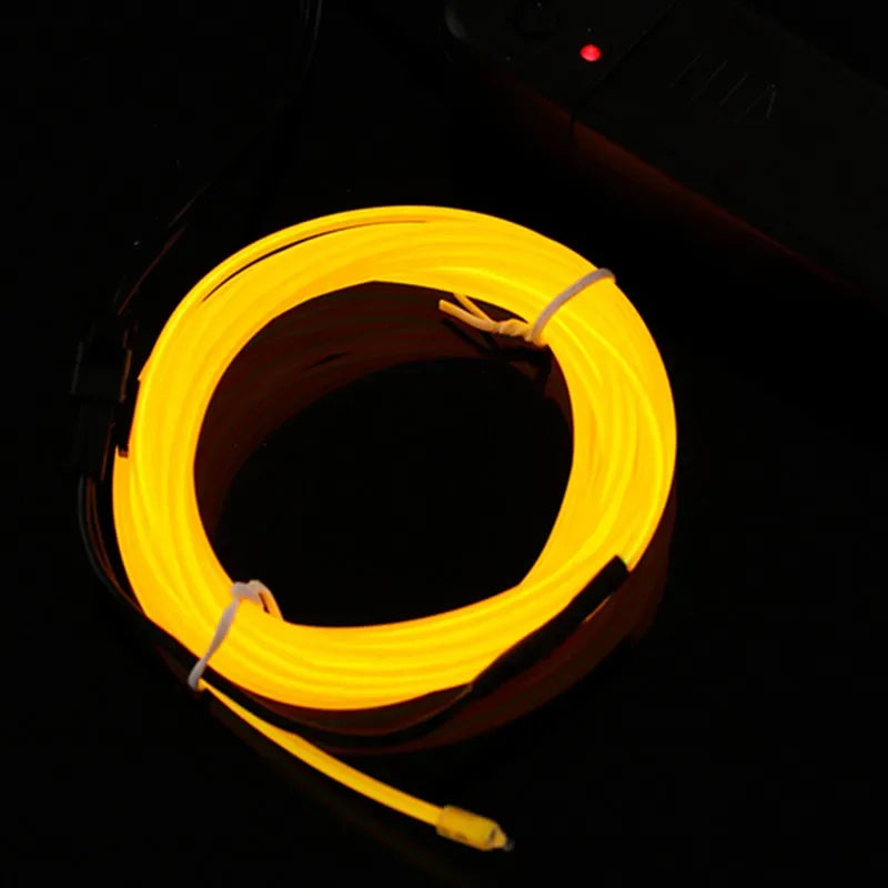 Flexible Neon EL Wire LED Strip Waterproof Multicolor 1M–5M LED Neon Light Strip HIP