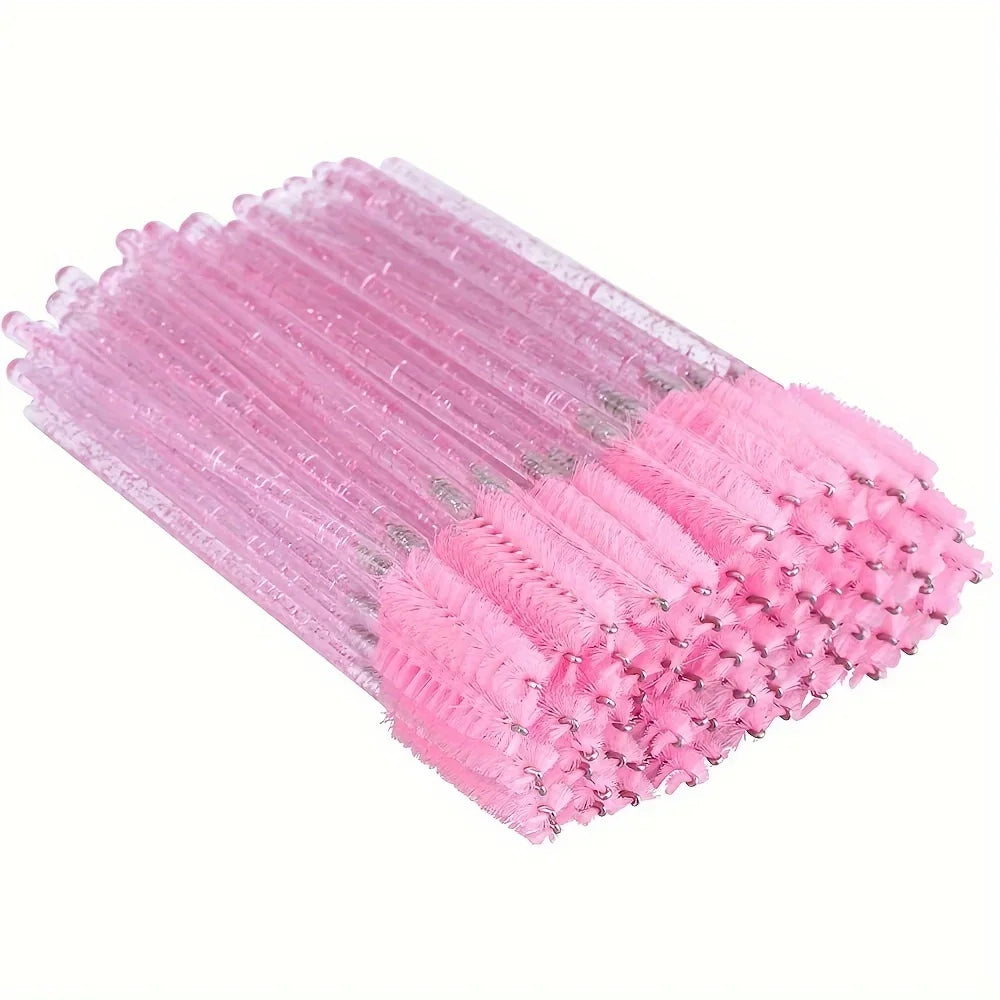 300 Disposable Spoolie Wands – Nylon Bristle Lash & Brow Disposable Spoolie Wands HIP