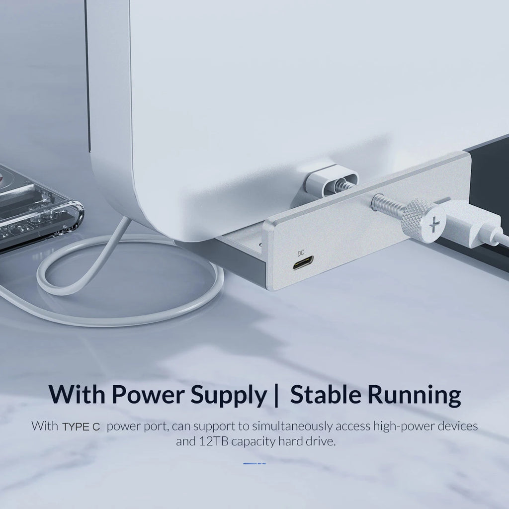 6-Port Clip-On USB 3.0 Hub Docking Station – 5Gbps USB Hub Docking Station HIP