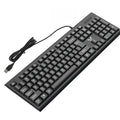 104-Key RGB Wired Gaming Keyboard – Mechanical Feel & Backlit Gaming Keyboard HIP without RGB