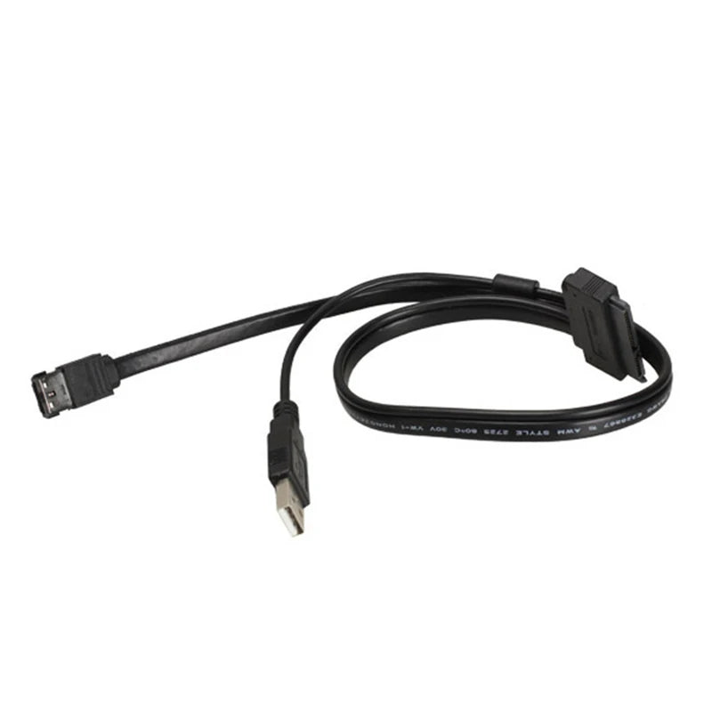 SATA 22Pin to eSATA Cable Adapter USB Power – 2.5" HDD Hard Drive Adapter Cable HIP
