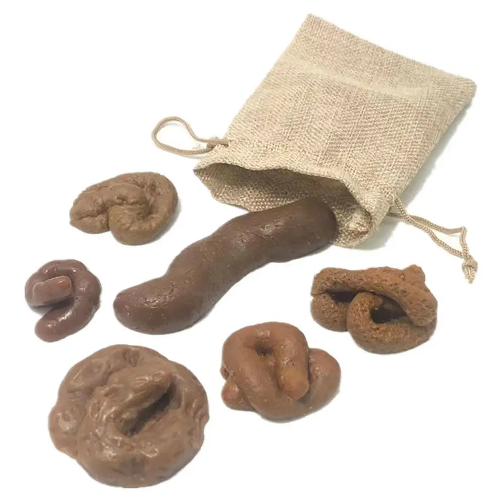 6-Pack Fake Poop Prank Toys – Realistic Funny Gag Gift Set Novelty Gag Toy HIP