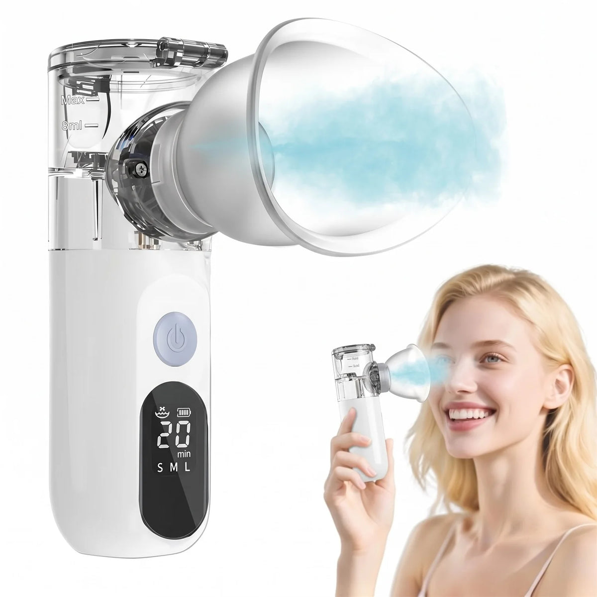 Rechargeable Face & Eye Nano Mist Sprayer – Hydrating Steam Nano Mist Sprayer HIP