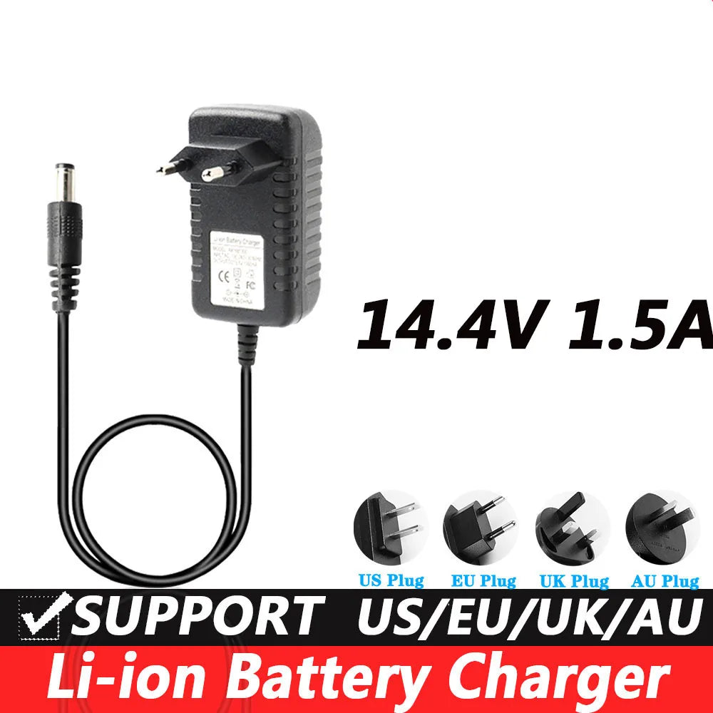 14.4V 1.5A Smart Lithium Battery Charger – 18650 & DC Devices Lithium Battery Charger HIP 14.4V 1.5A US
