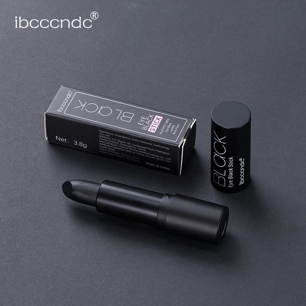 Black Cream-Blendable Face Body Paint Stick for Adults Children Eye Black Softball Football Baseball Sportsfor Halloween Makeup HIP