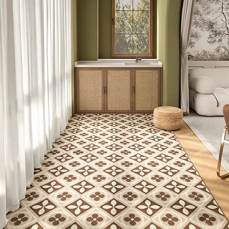 PVC Leather Waterproof Non-Slip Kitchen Floor Mat & Rug Kitchen Floor Mat HIP GU5985-P Custom Inquiry