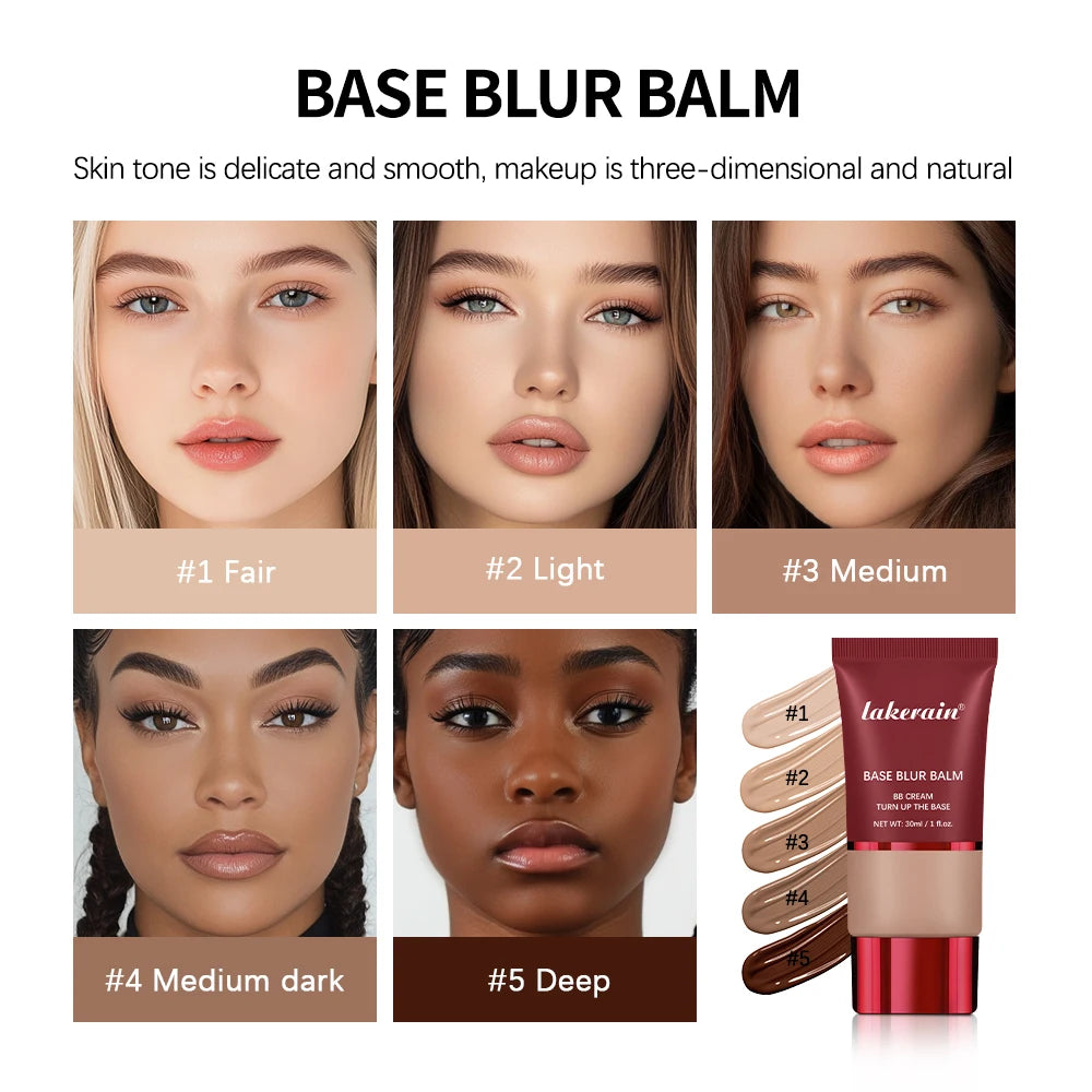 LAKEKRAIN Matte Liquid Foundation Soft Focus Lightweight Long Lasting Smooth Skin Natural Contour Multi Shades For All Skin Tone HIP