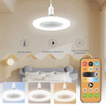 Ceiling Fan Light With Remote Control Dimmable 3 Light Color 3 Speed Ceiling Fans Lamp E27 Bulb For Living Room Bedroom Kitchen HIP E27 Fan Light