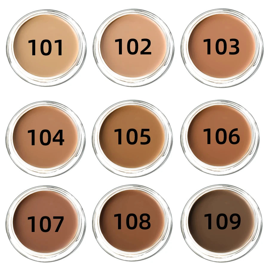 9 Colors 1pc High Coverage Concealer Foudation Cover Anti Dark Circle Freckle Long Lasting Waterproof Base Cream Face Makeup HIP