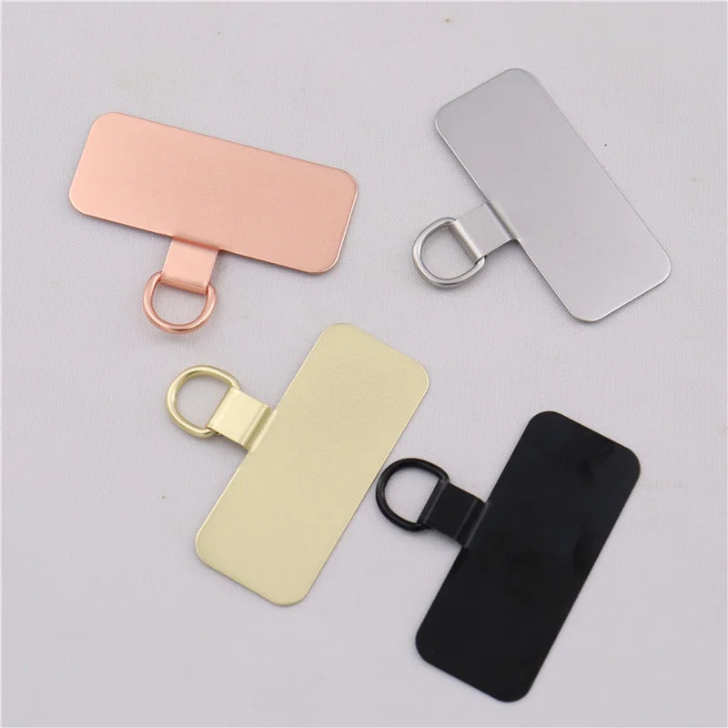 Stainless Steel Phone Lanyard Clip Patch – Ultra Thin 4-Pack Phone Lanyard Clip HIP