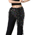 Sequin Tassel Belly Dance Hip Scarf – Women's Waist Belt Dance Hip Scarf HIP Colours