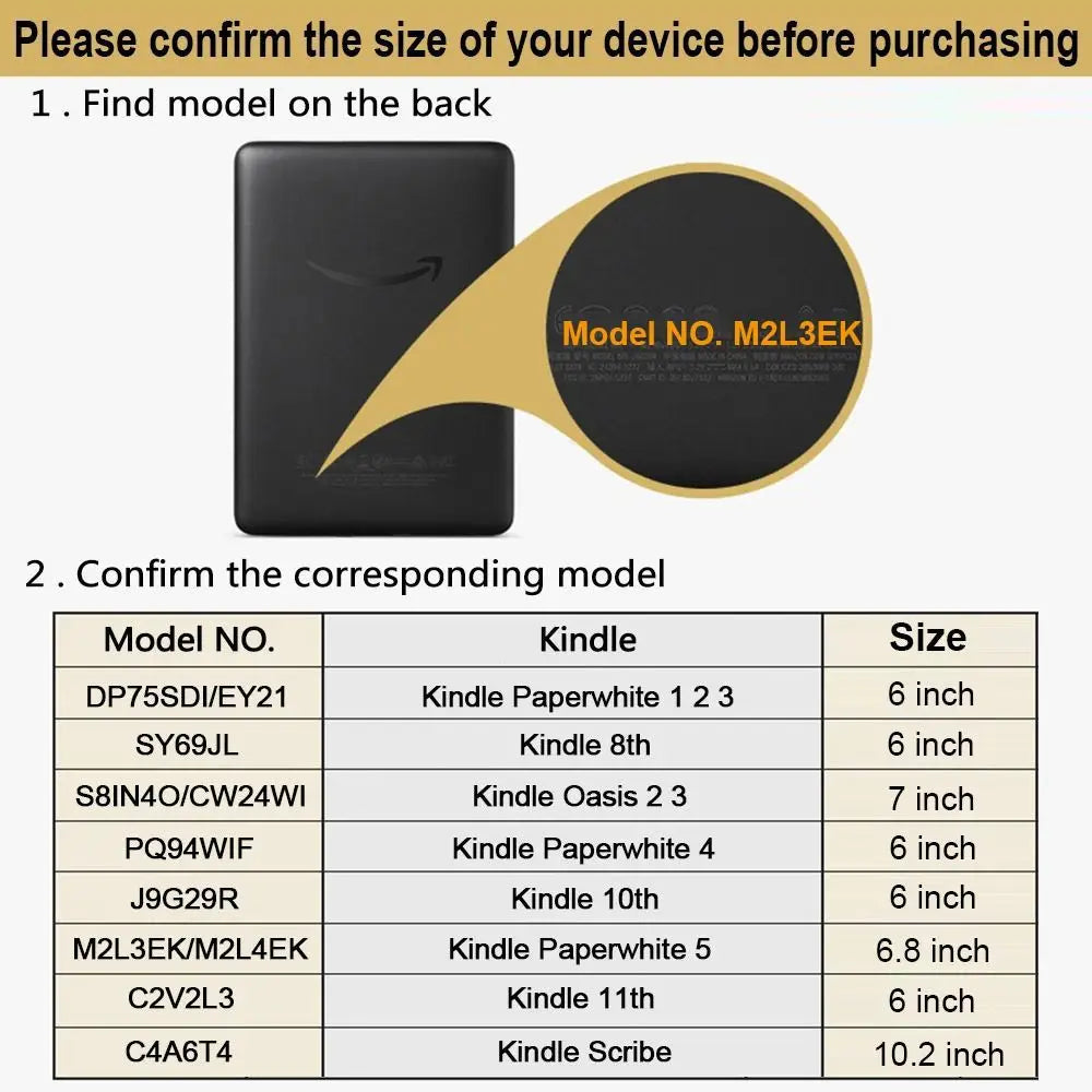 Kindle Paperwhite TPU Case with Wrist Strap | Airbag Cover E-Reader Case HIP
