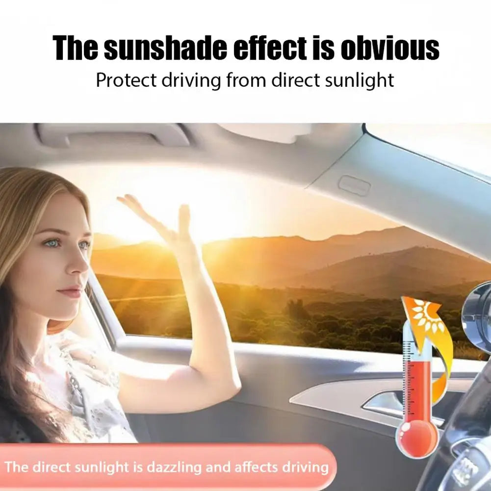 2pcs Summer Car Mini Small Shading and Anti-static Film Car Side Window Sun Protection and Heat Insulation Sunshade Cover HIP