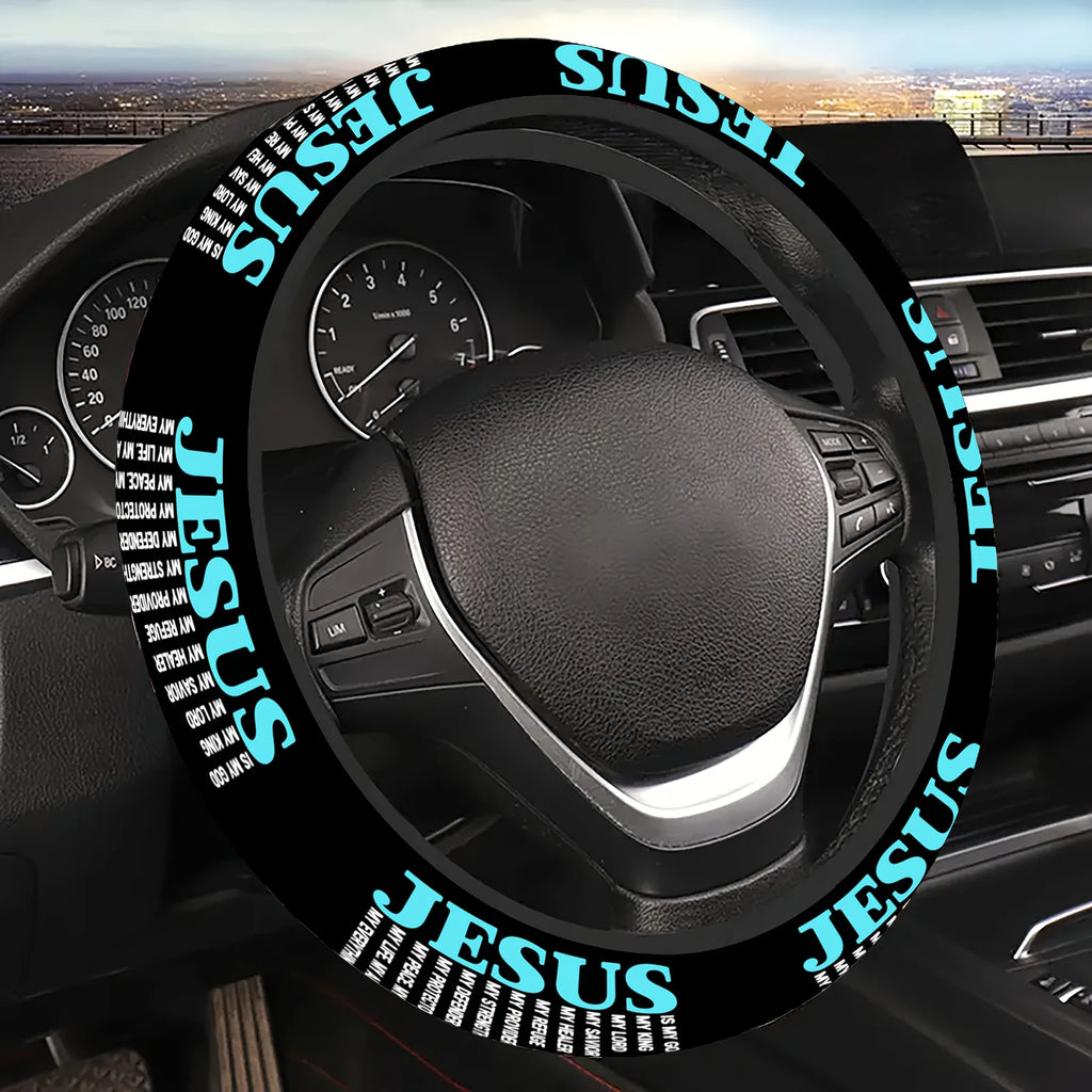 Inspirational Neoprene Steering Wheel Cover – Positive Affirmation Steering Wheel Cover HIP