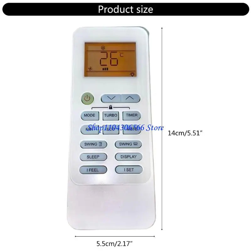 LCD AC Replacement Remote Control 190424 XHY-S | No Setup AC Remote Control HIP