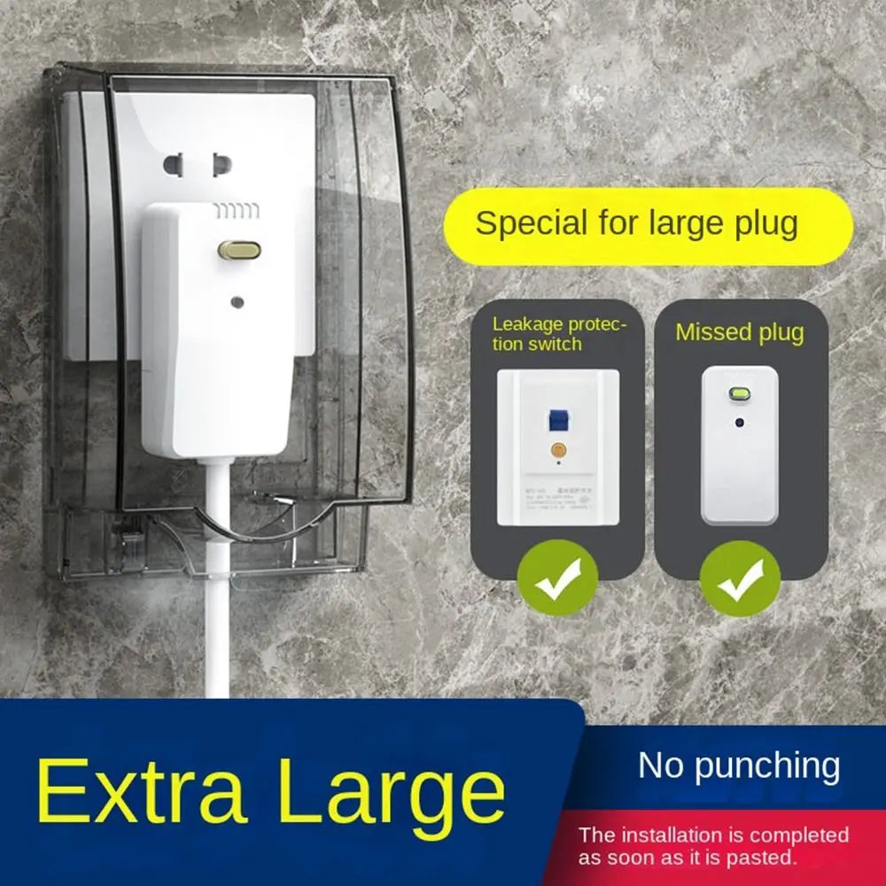 Splash-Proof Wall Socket Waterproof Cover Box | Outlet Guard Socket Waterproof Cover HIP