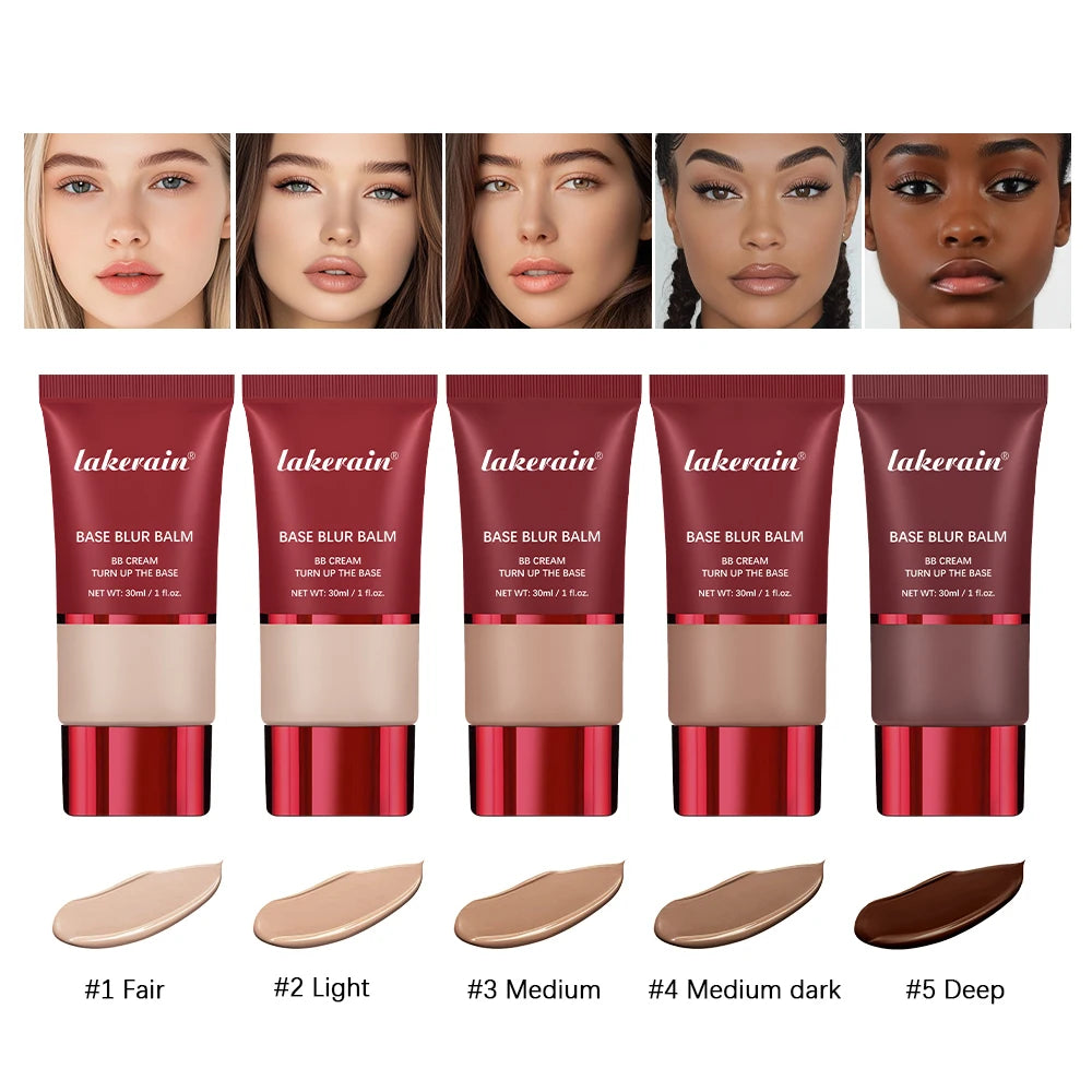 3Pcs Makeup Set Waterproof Primer Foundation And Peel Off Lip Gloss Multi Function Daily Beauty Cosmetic Kit For Women Makeup HIP