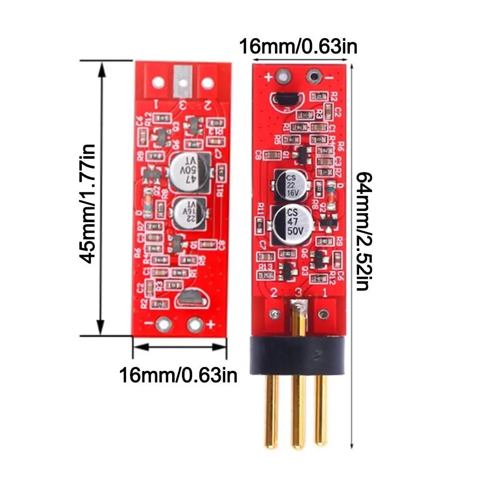 15–48V Phantom Power Condenser Mic Preamp Amplifier Board Microphone Preamp Board HIP