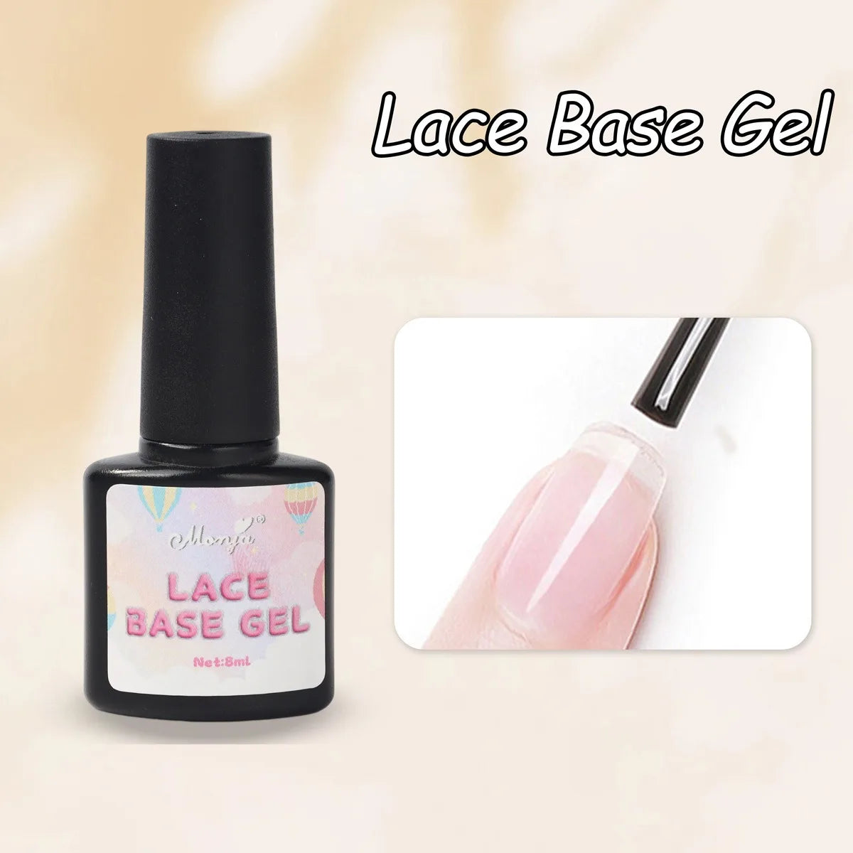 8 Colors Nail Poke Art Glue Lace Hole Bubble Wave Ocean White Black Colorful Nail Hollow Painting Gel Soak Off Varnish UV LED HIP Base Gel