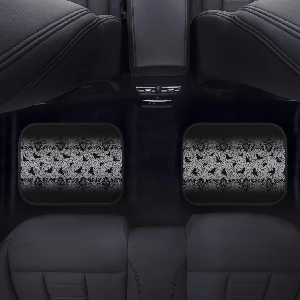 Halloween Bat & Spider Web Car Floor Mats – Set of 4 Car Floor Mats HIP